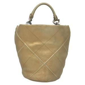 Salvatore Ferragamo Hobo Gold Suede handbag